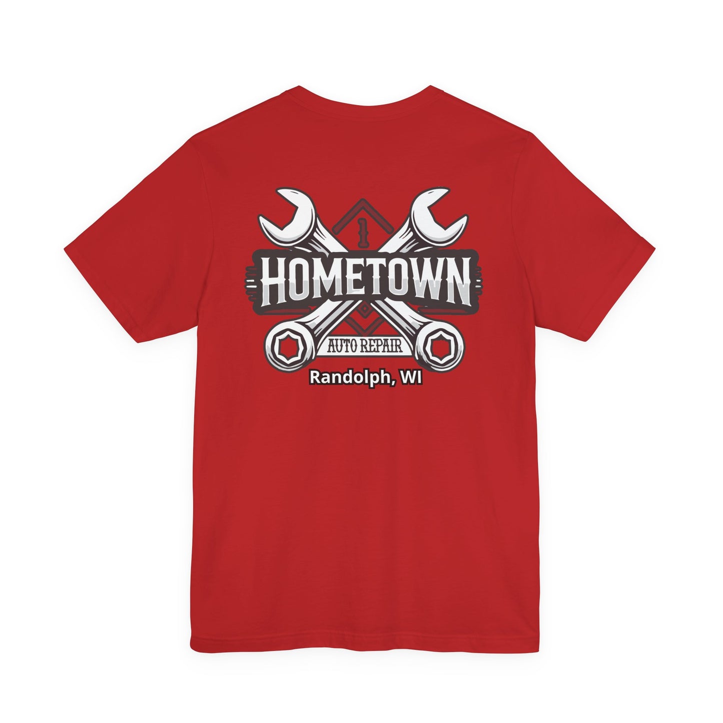 Hometown Auto Repair T-Shirt — Vintage Wrenches Garage Tee
