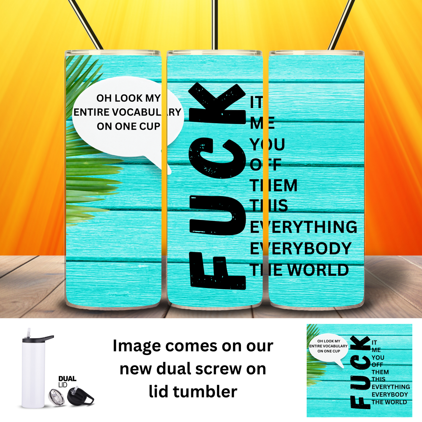 Tumbler | Sarcasm | Entire Vacabulary