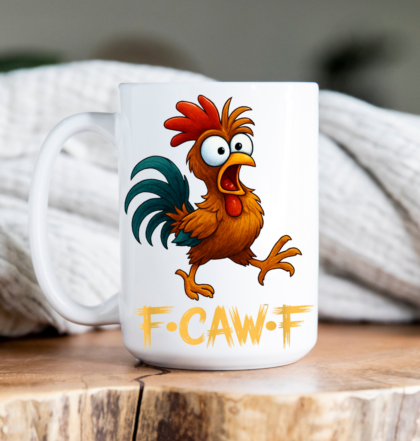 Coffee Mug | 15 oz | F*Caw*F Rooster