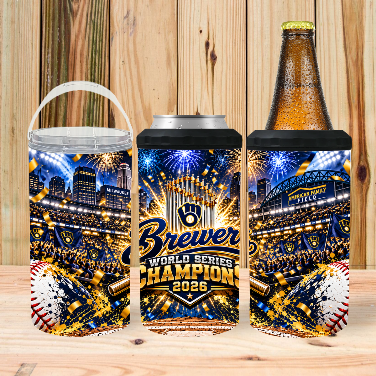 Koozie | World Series Win Brewers 2026
