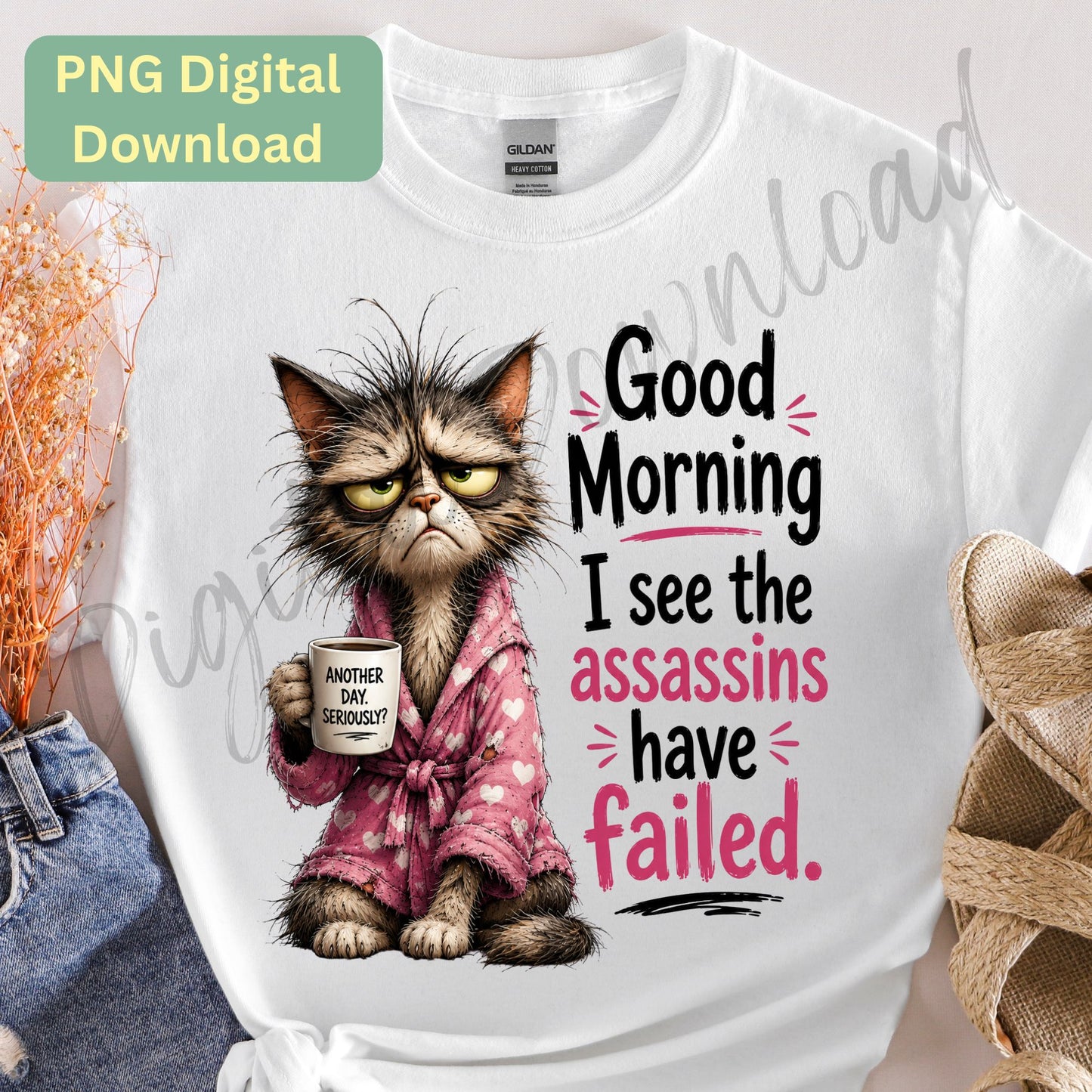 Digital Download - Clipart - Good Morning Sunshine