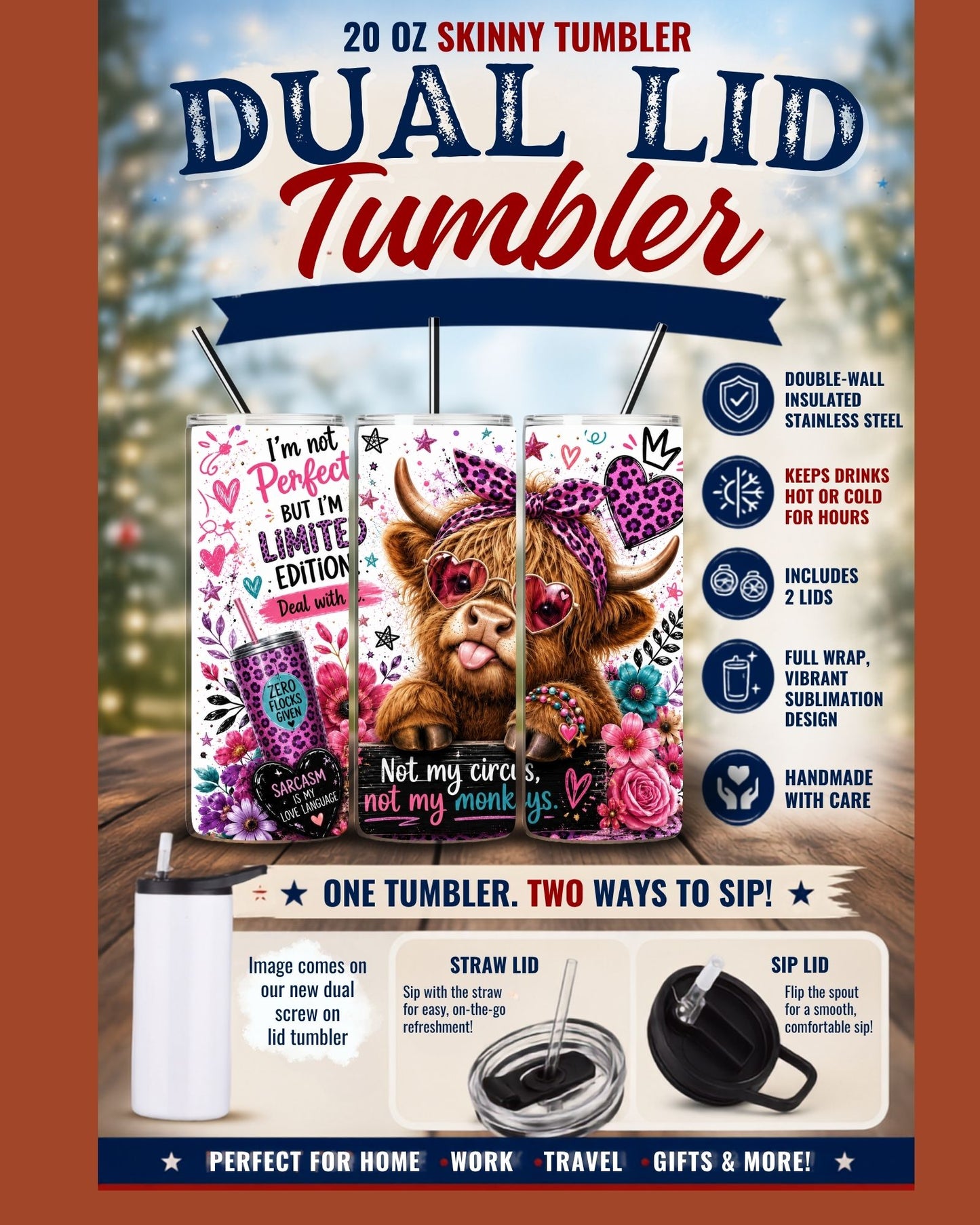 Tumbler | Sarcasm | Not my Circus