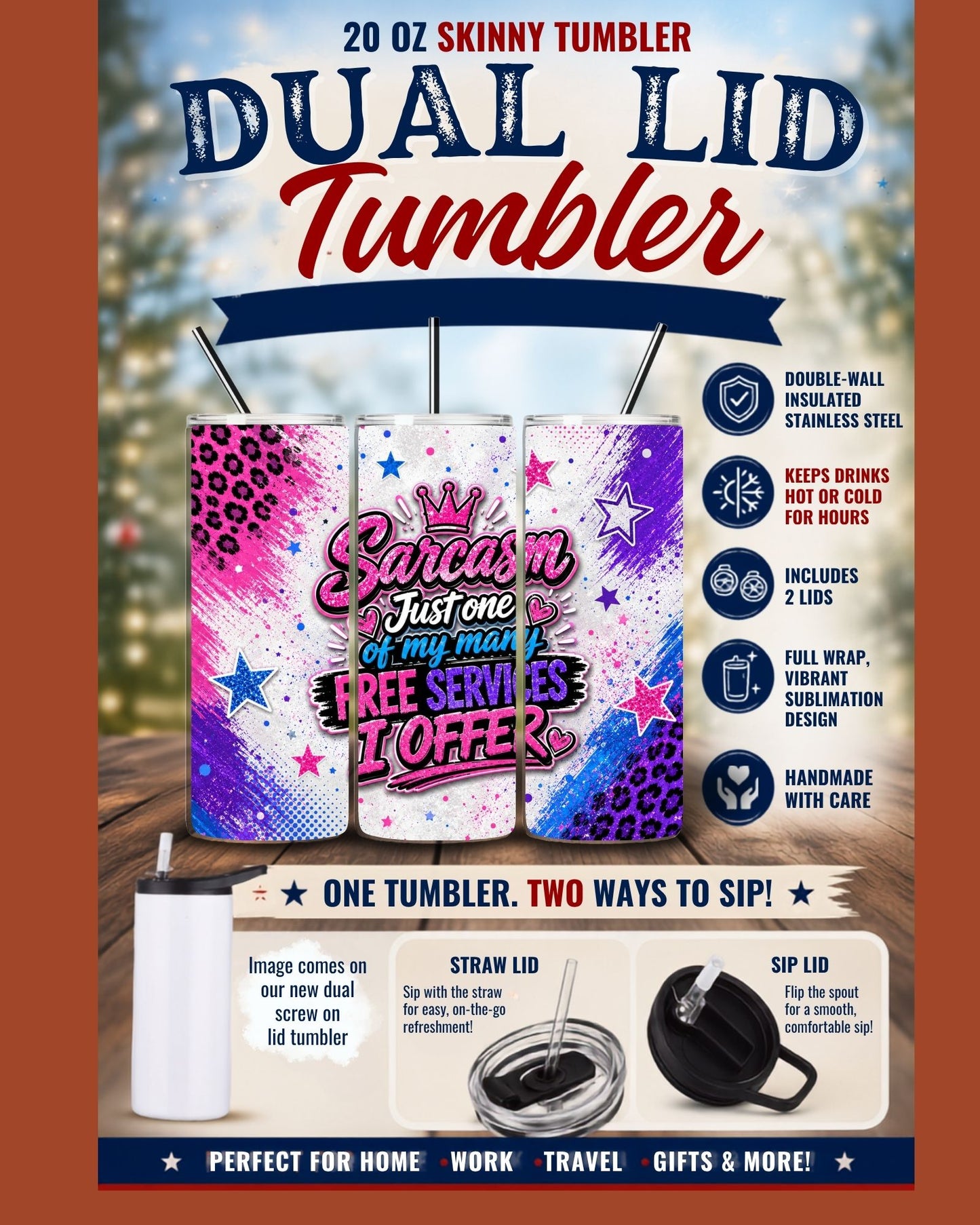 Tumbler | Sarcasm | Free Service