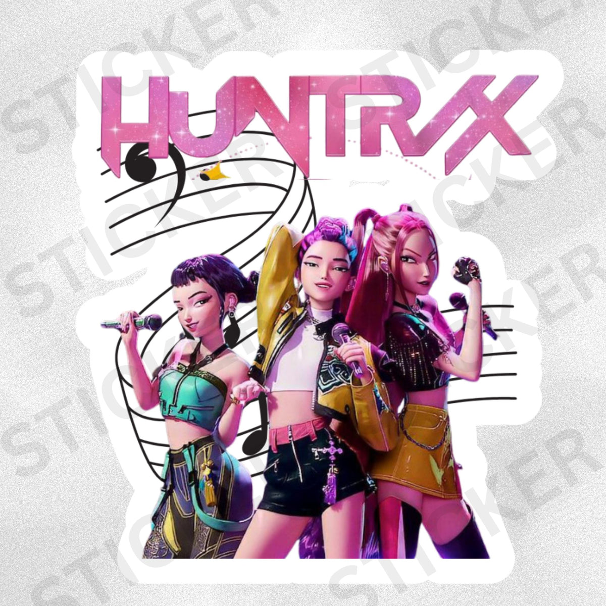Huntrix Label Sticker Huntrix Sticker – AR Creations