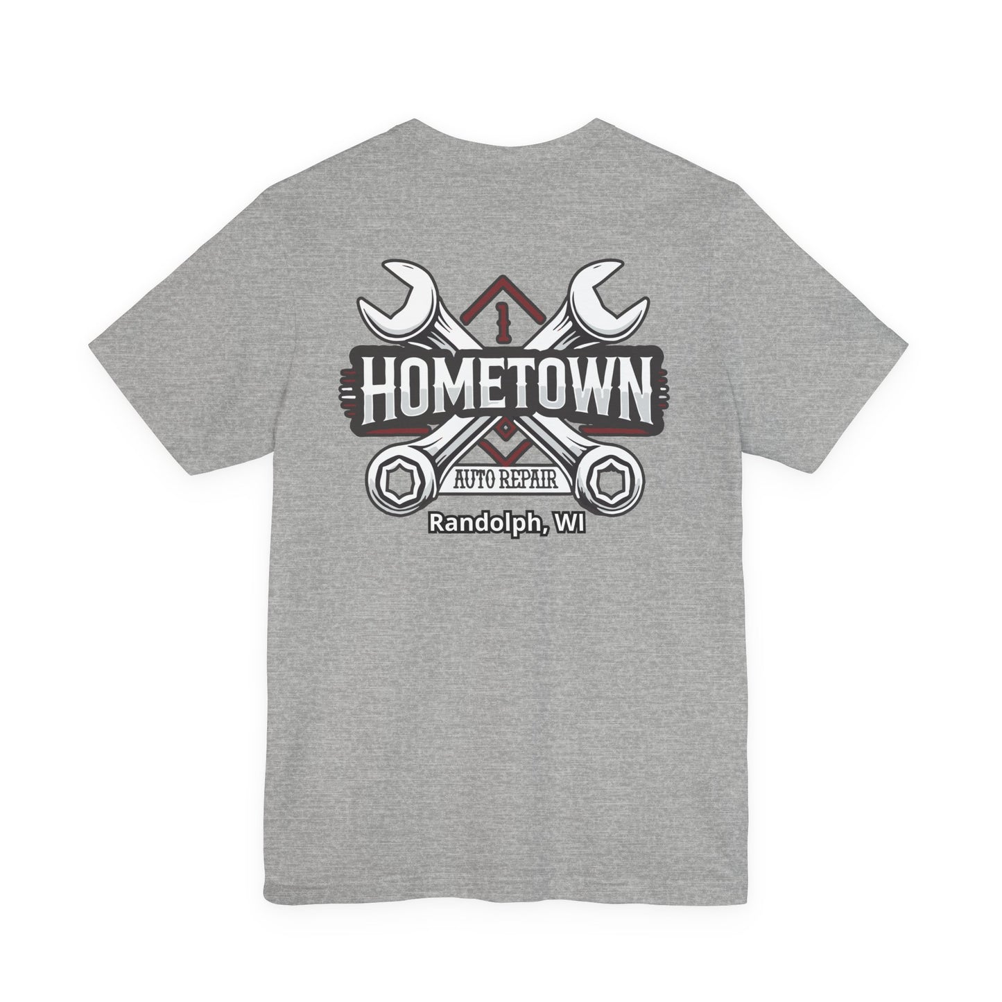 Hometown Auto Repair T-Shirt — Vintage Wrenches Garage Tee