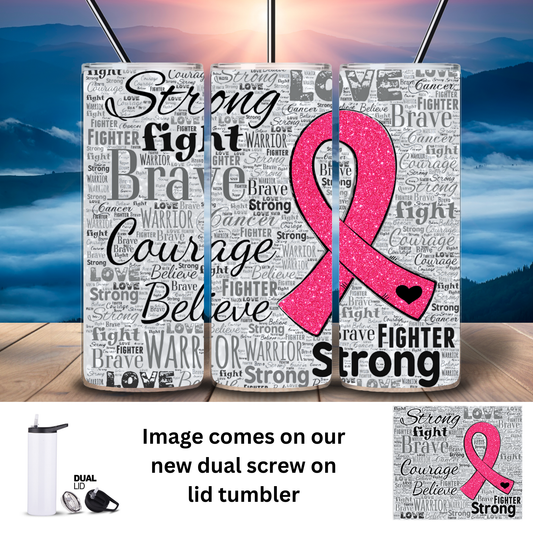 Tumbler | Inspo | Cancer Brave