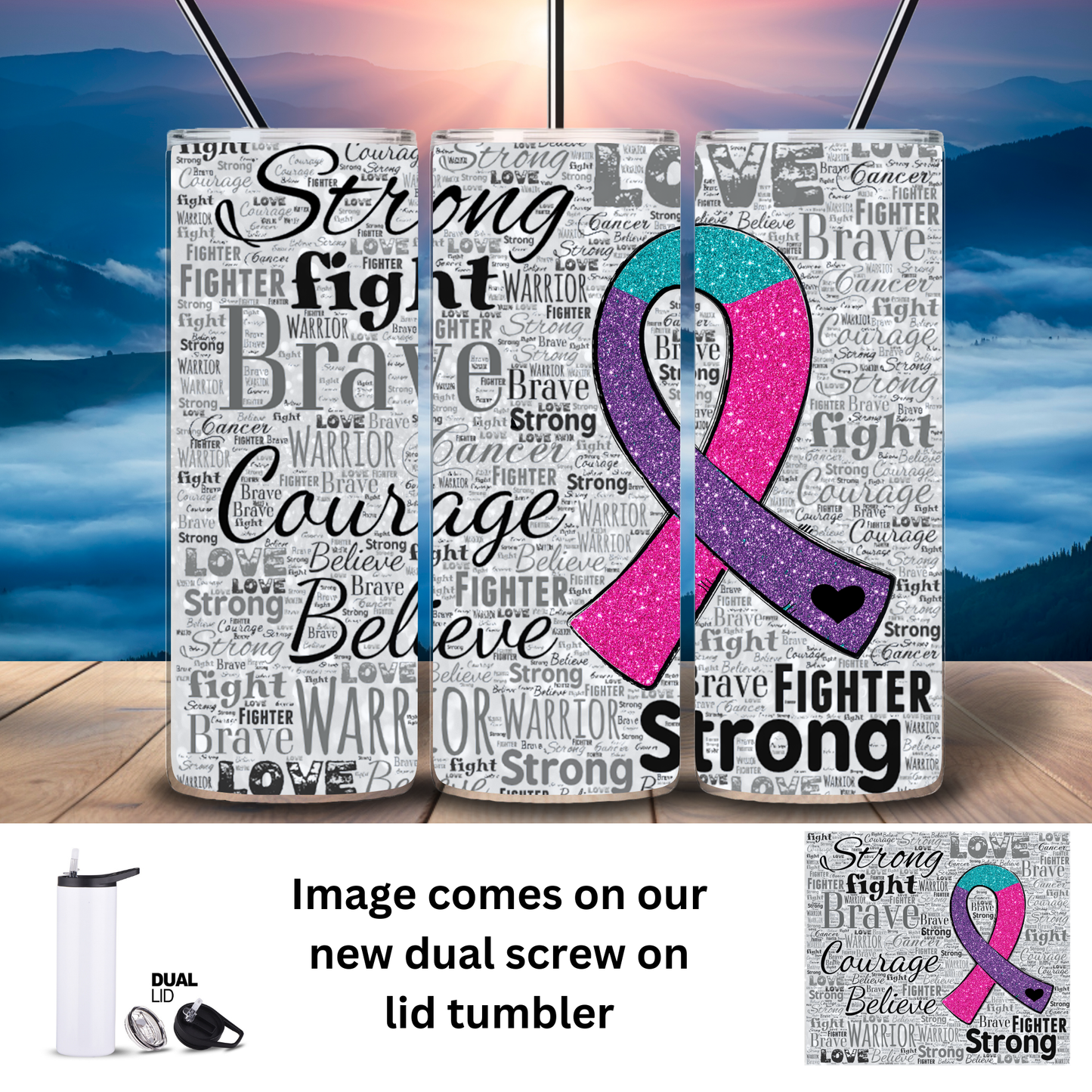 Tumbler | Inspo | Cancer Thyroid