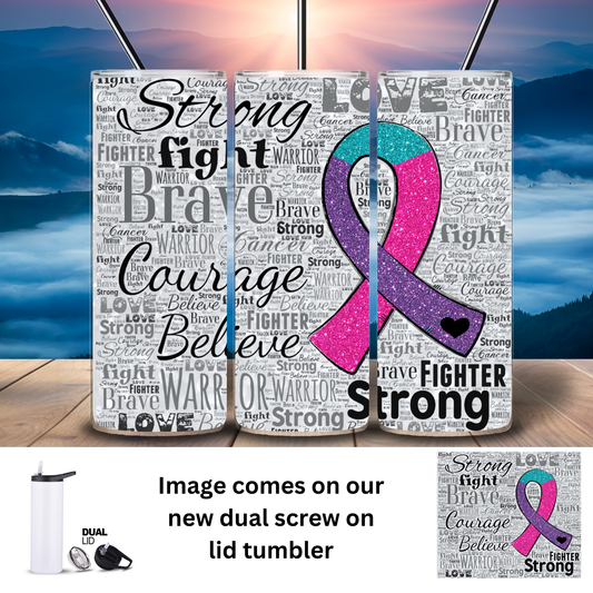 Tumbler | Inspo | Cancer Thyroid