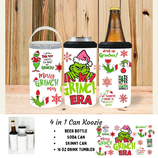 4 in 1 can cooler - GRINCH ERA