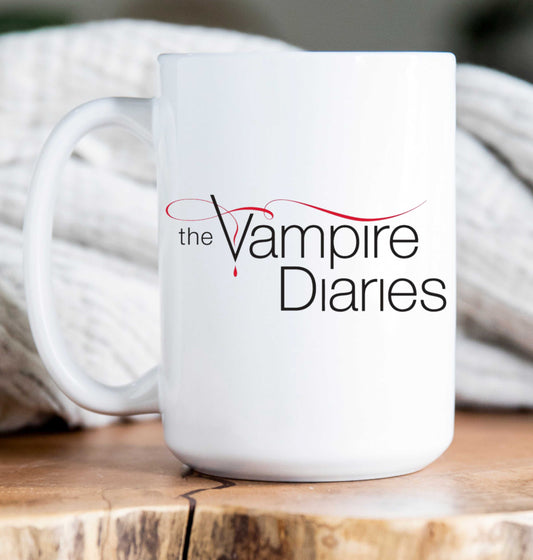 15 oz Coffee Mug -  Vampire Diaries Quotes (variations)