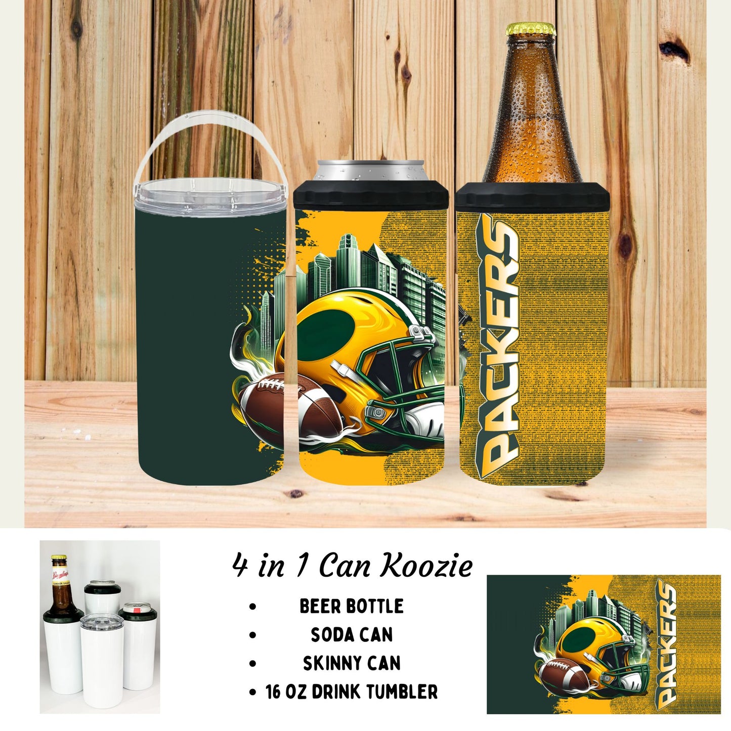 4 in 1 can cooler - Game Season Packers 1