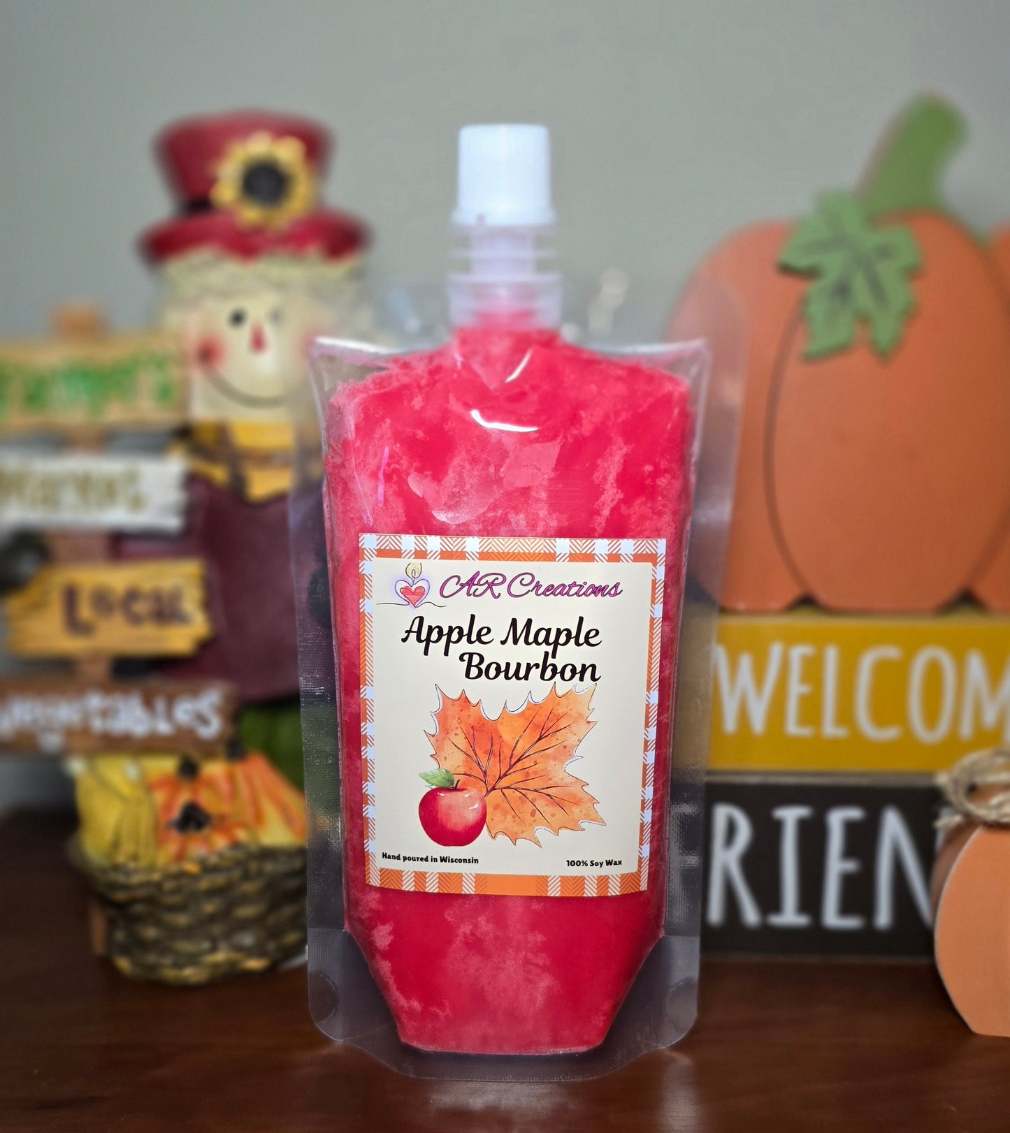 Squeeze Wax Pouches - FALL SCENT- Apple Maple Bourbon