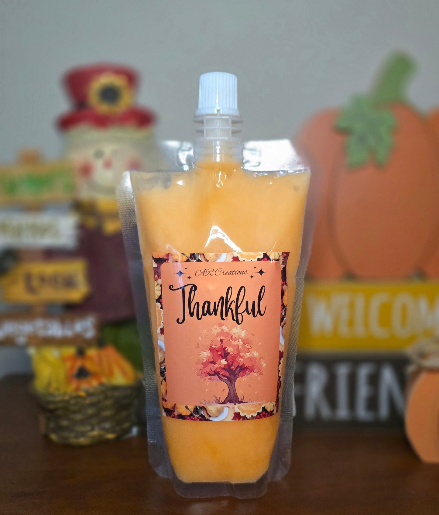 Squeeze Wax Pouches  - FALL SCENT - Thankful