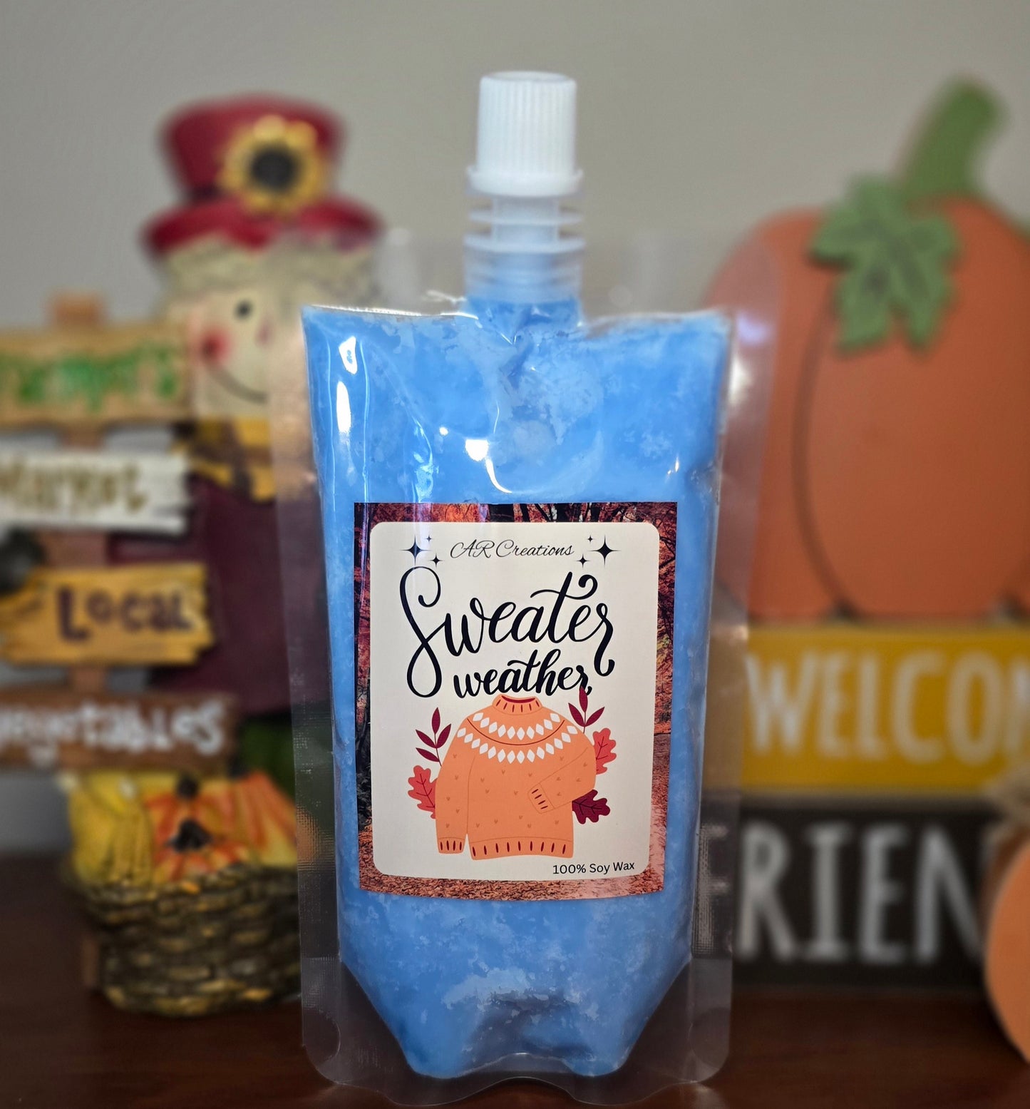 Squeeze Wax Pouches  - FALL SCENT - Sweater Weather