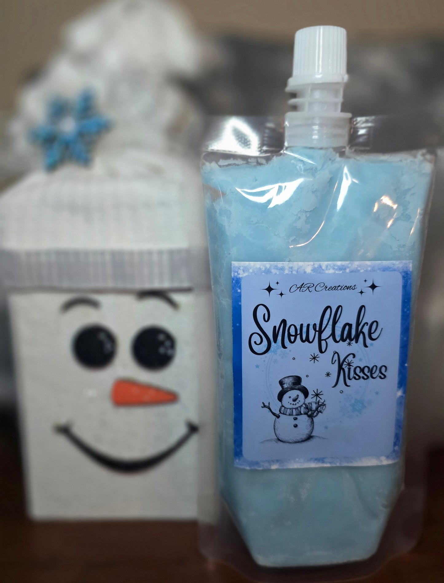 Squeeze Wax Pouches  - HOLIDAY SCENT - Snowflake Kisses