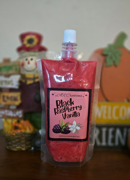 Squeeze Wax Pouches - Black Raspberry Vanilla