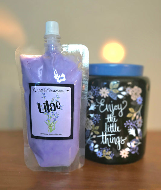 Squeeze Wax Pouches - CLEARANCE - Lilac