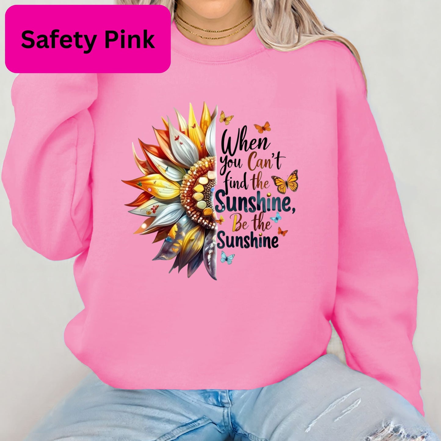 Sunflower 'Be the Sunshine' Crewneck Sweatshirt