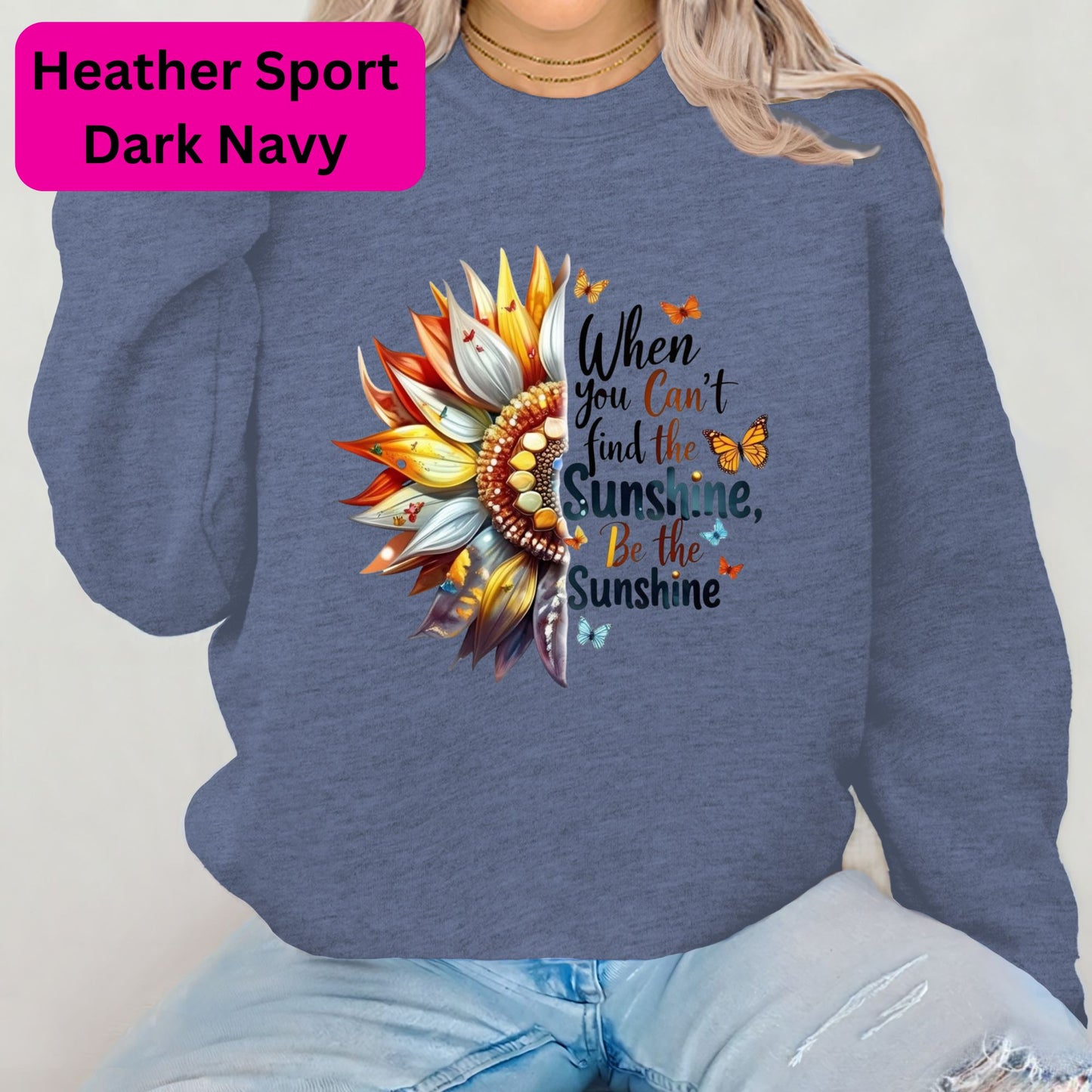 Sunflower 'Be the Sunshine' Crewneck Sweatshirt