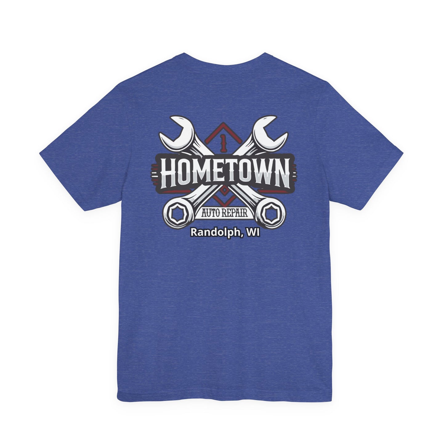 Hometown Auto Repair T-Shirt — Vintage Wrenches Garage Tee