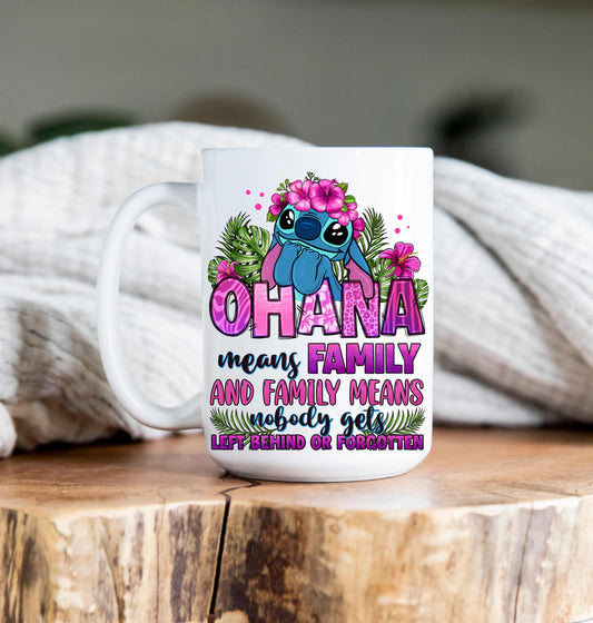 15 oz Coffee Mug -  Ohana