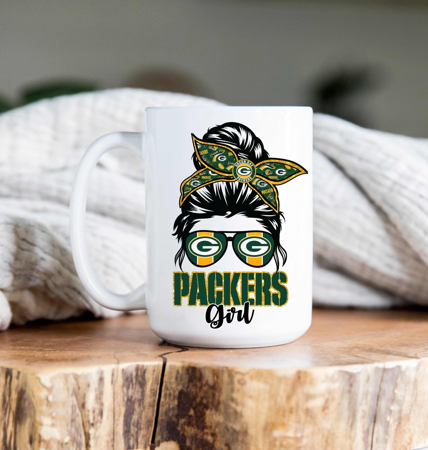 15 oz Coffee Mug - Packer Girl