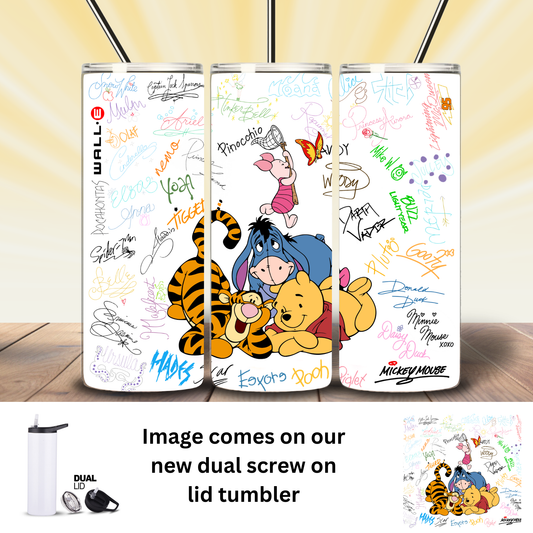 Tumbler | Character | Pooh Friends Names