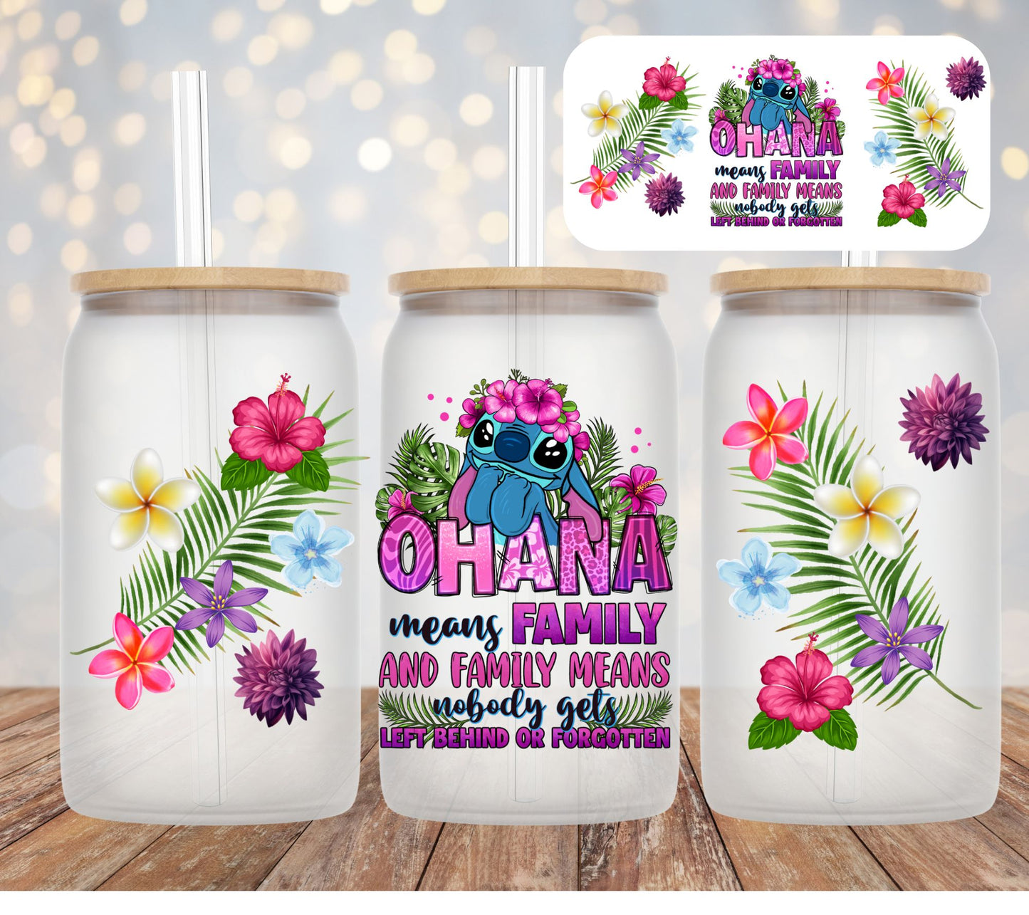 Libbey Glass - Ohana Stitch