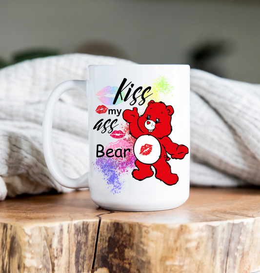 Coffee Mug | 15 oz | Care Bear | Kiss My Ass
