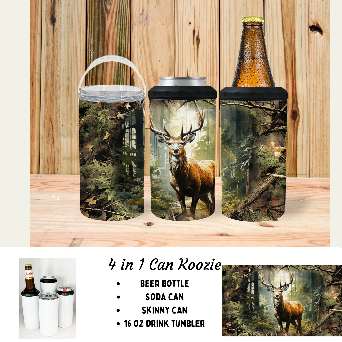 Koozie | Nature | Deer Woods