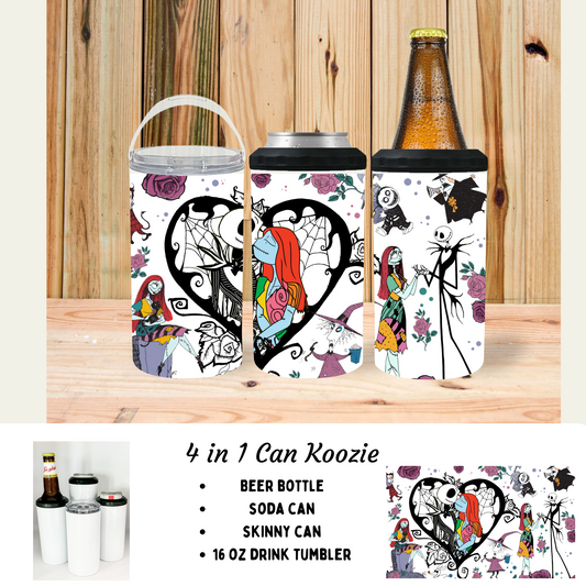 4 in 1 can cooler - Nightmare Before Christmas