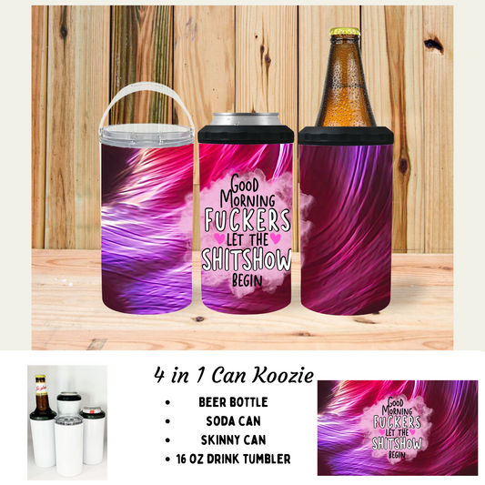 4 in 1 can cooler - Shitshow Pink