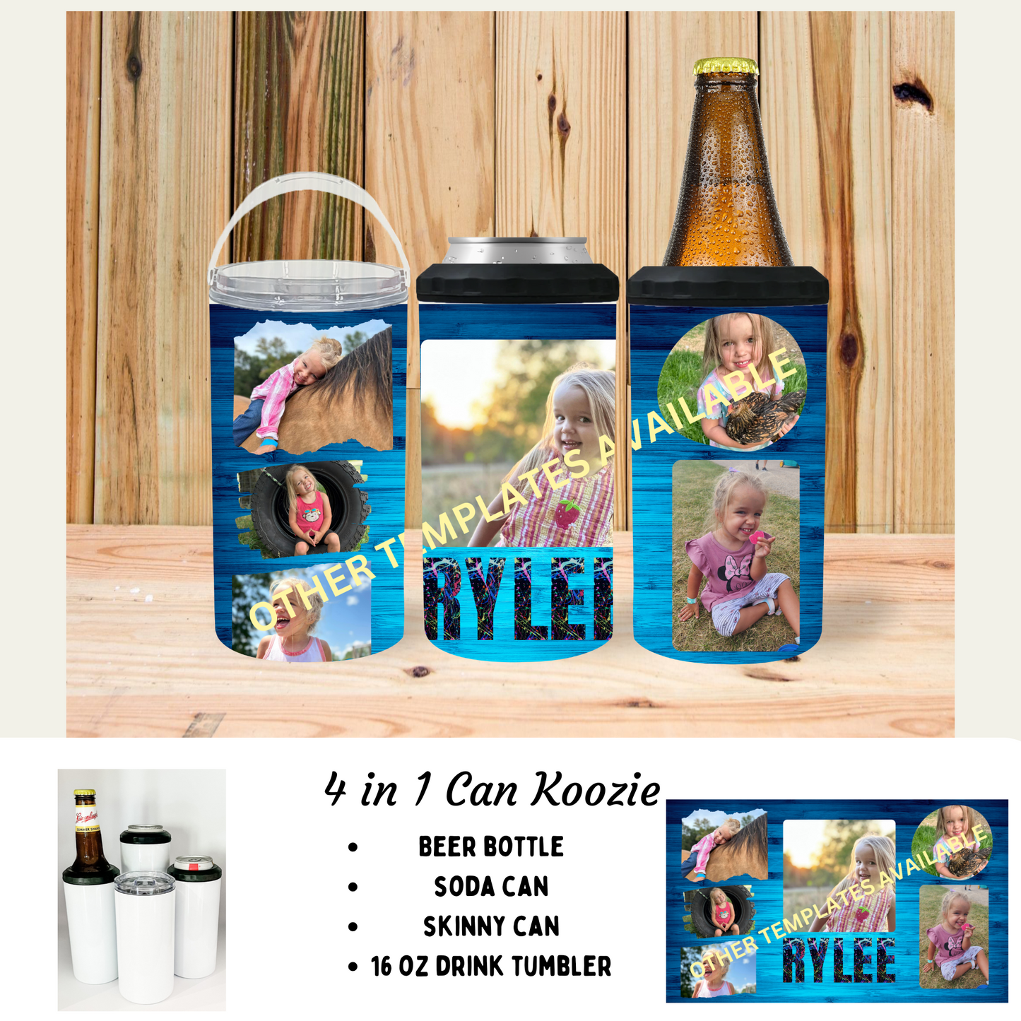 4 in 1 can cooler - Photo Memories (Customizable)