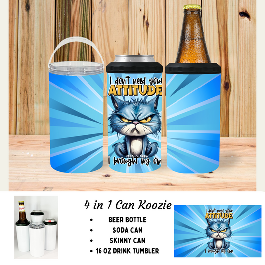 4 in 1 can cooler - Attitude