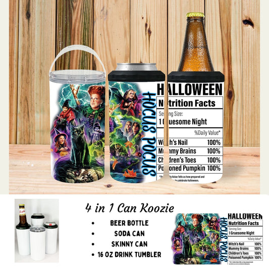 4 in 1 can cooler - HOCUS POCUS