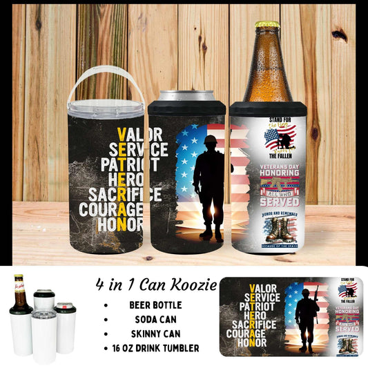 4 in 1 can cooler - Veteran