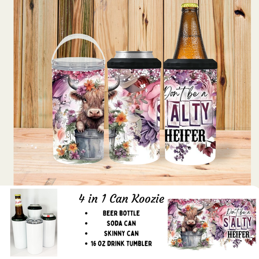 Koozie | Highland Cow | Salty Heifer