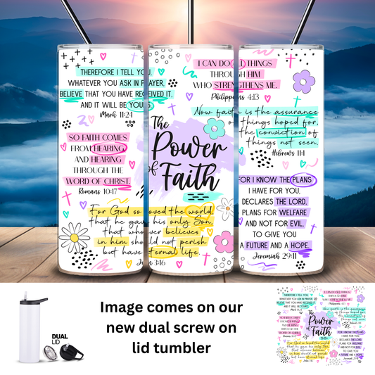 Tumbler | Inspo | Faith Power