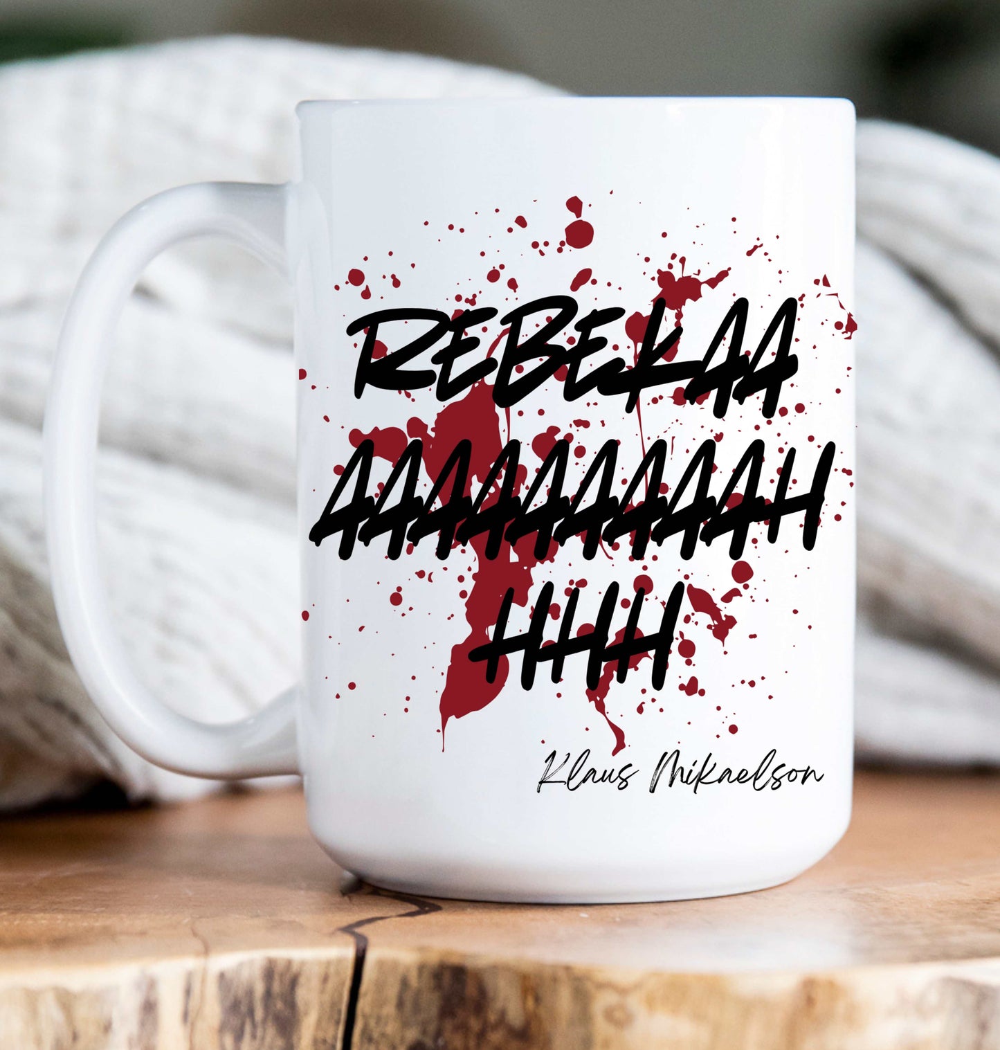 15 oz Coffee Mug -  Vampire Diaries Quotes (variations)