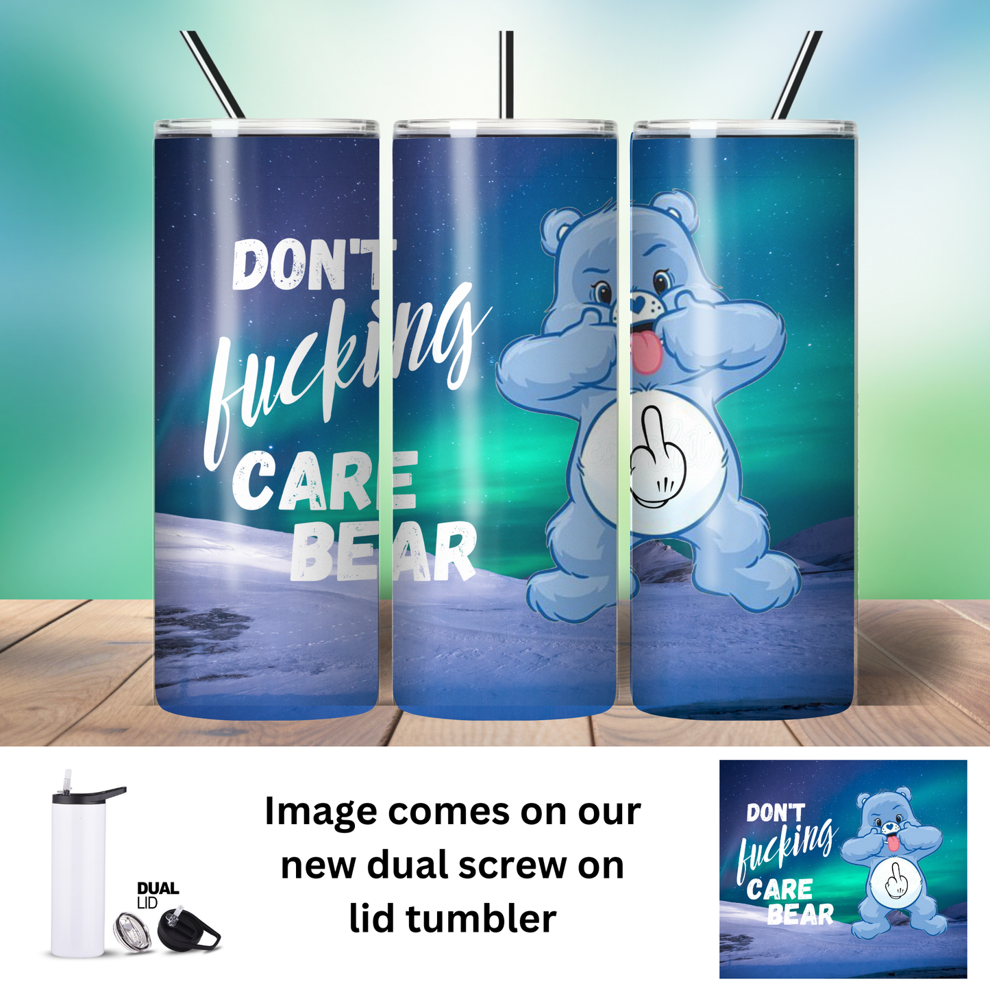 Tumbler | Sarcasm | SwearBear Don't Care