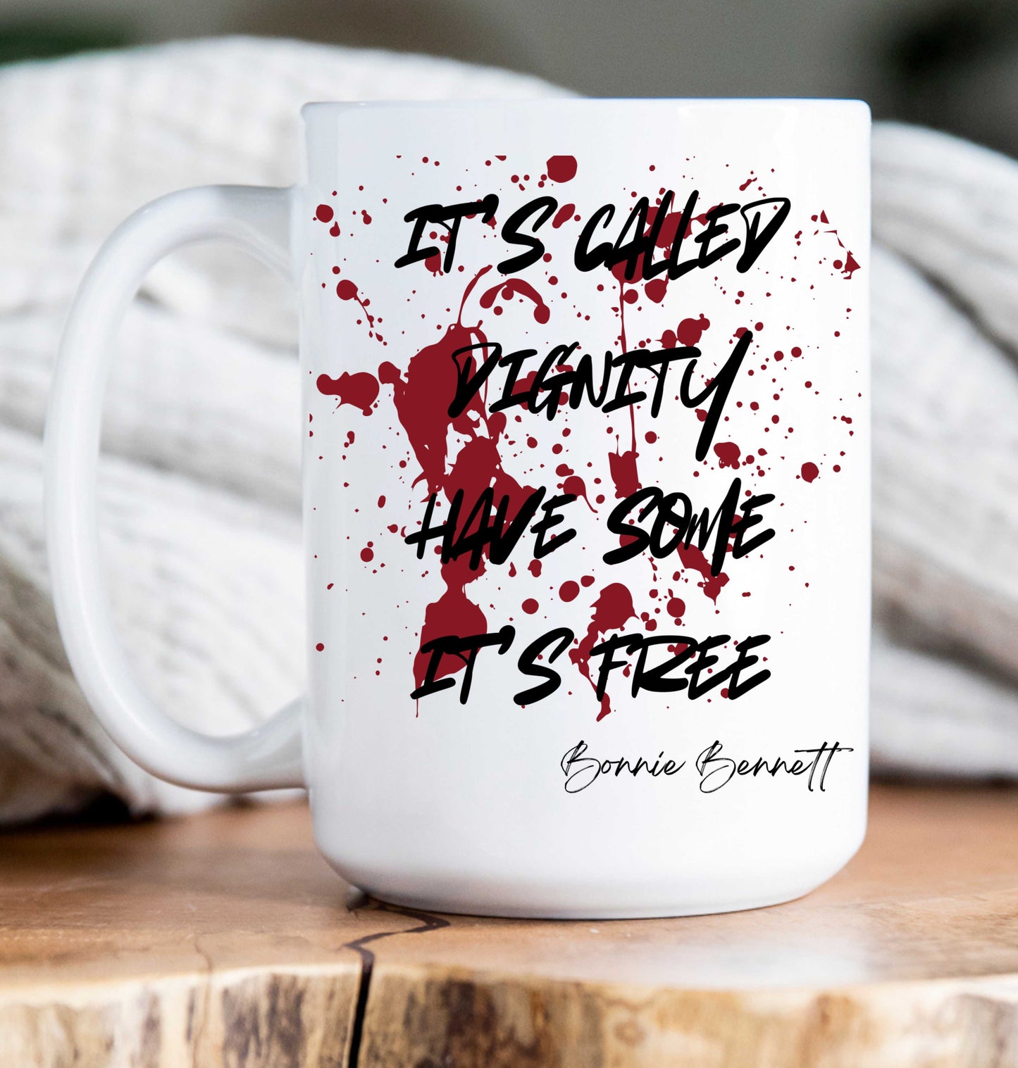 15 oz Coffee Mug -  Vampire Diaries Quotes (variations)