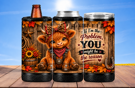 4 in 1 Speaker | Highland cow If I'm the problem