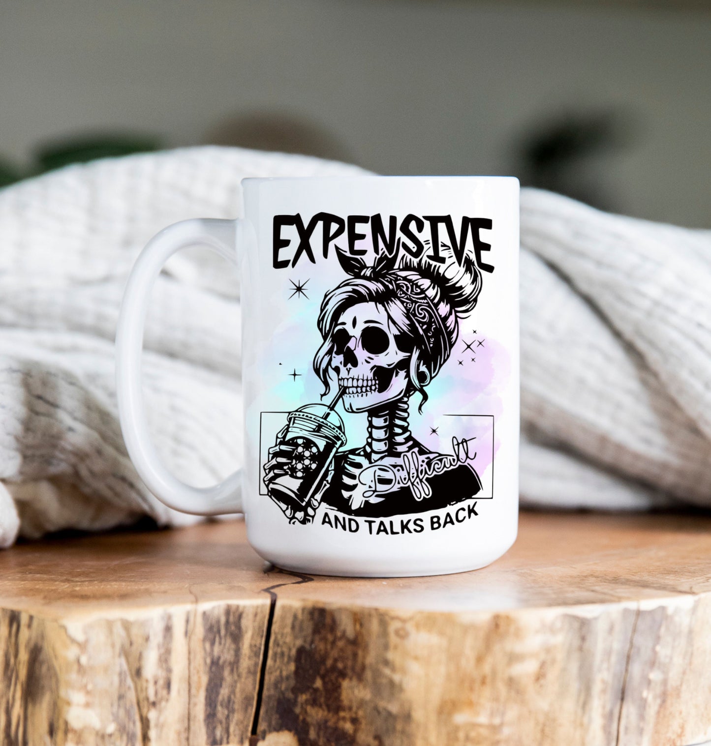 15 oz Coffee Mug -  Expensive Difficult