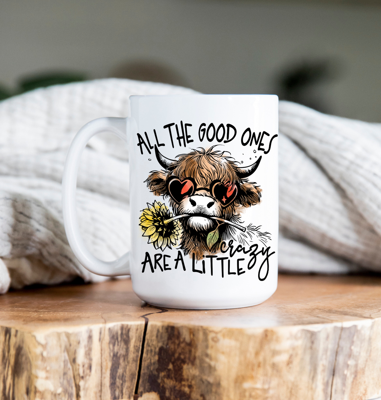 Coffee Mug | 15 oz | Highland Cow | All the good ones