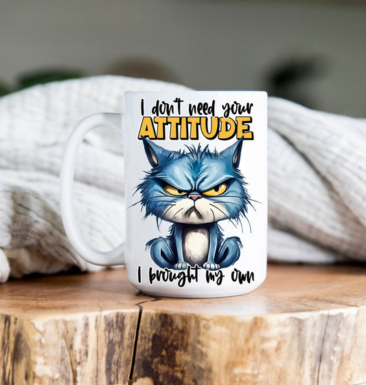 15 oz Coffee Mug -  Attitude