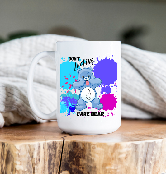 15 oz Coffee Mug - Care Bear - Don't Fucking Care