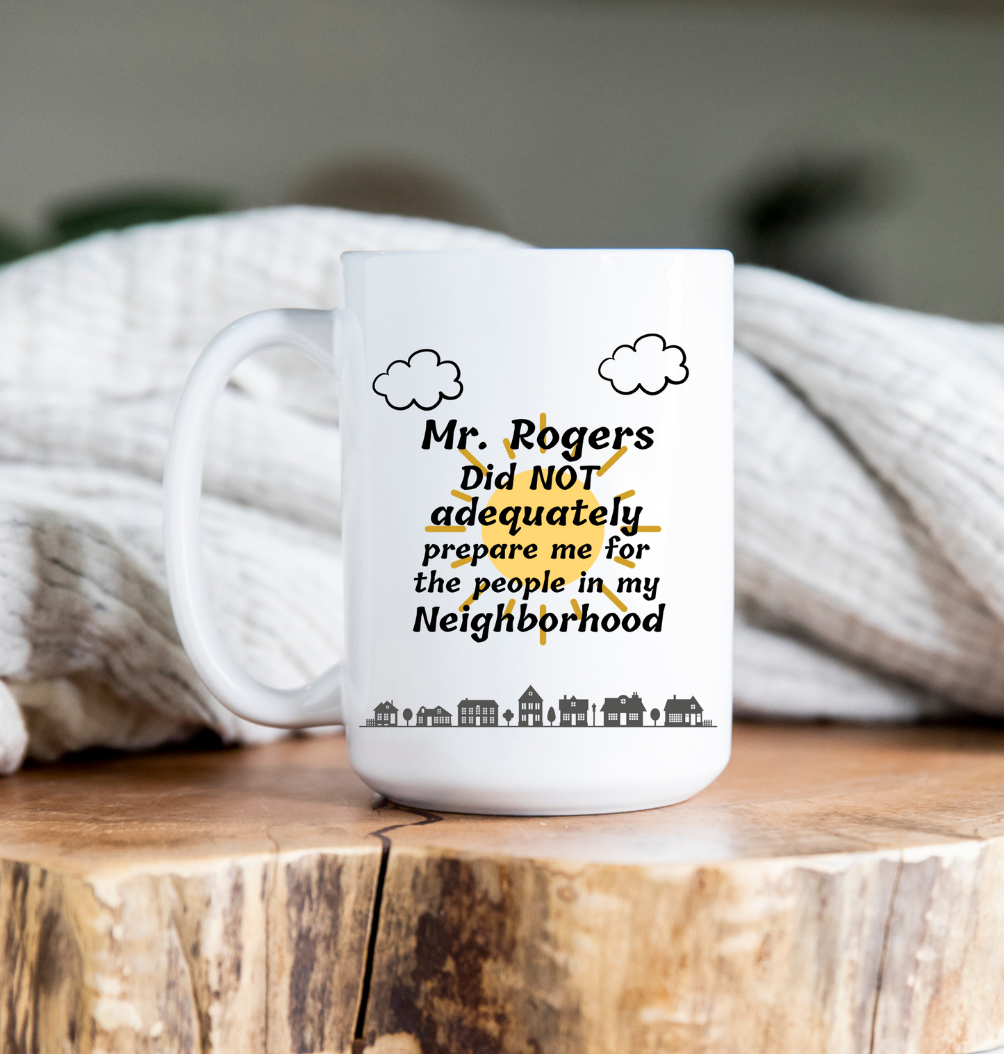 15 oz Coffee Mug - Mr. Rogers