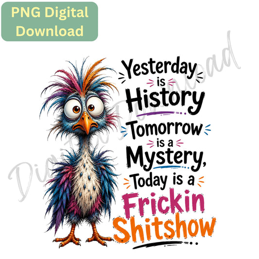 Digital Download - Clipart - Yesterday Tomorrow Today