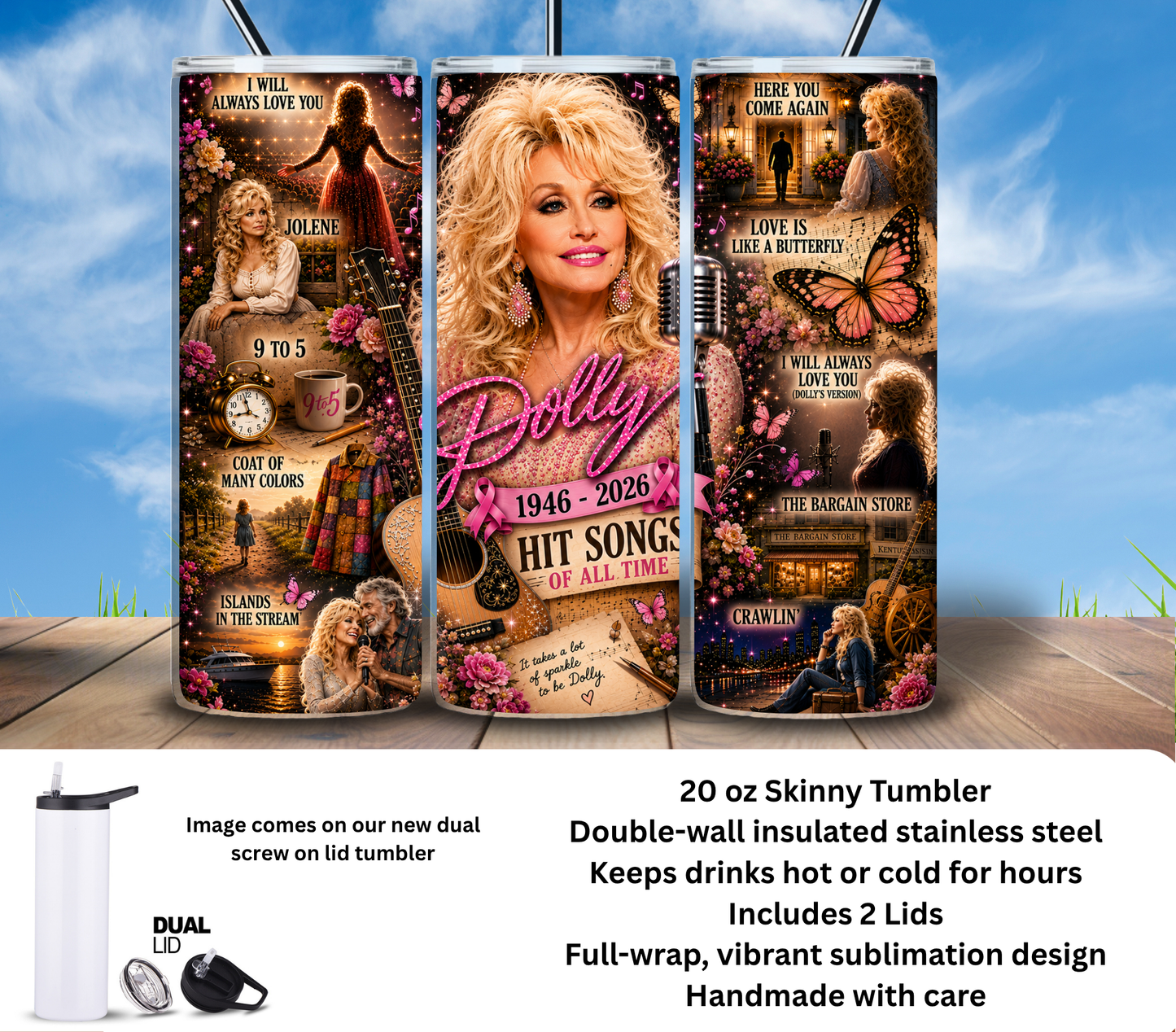 Tumbler |  Dolly Tribute