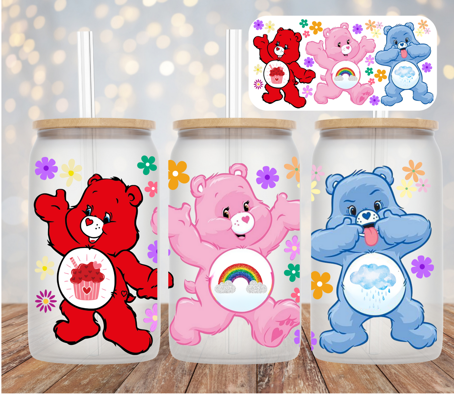 Libbey Glass - Care Bears